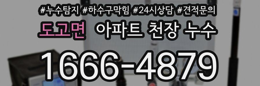 도고면 아파트 천장 누수