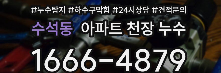 수석동 아파트 천장 누수