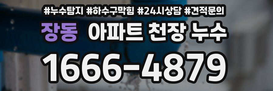 장동 아파트 천장 누수