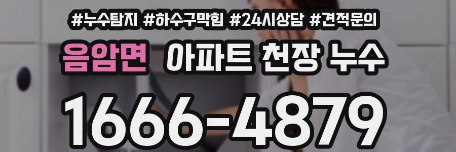 음암면 아파트 천장 누수