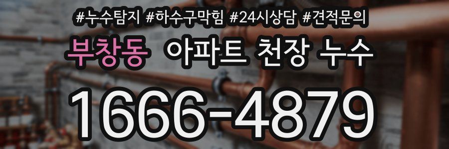 부창동 아파트 천장 누수