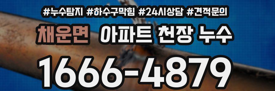 채운면 아파트 천장 누수