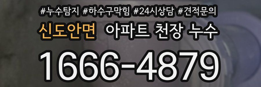 신도안면 아파트 천장 누수