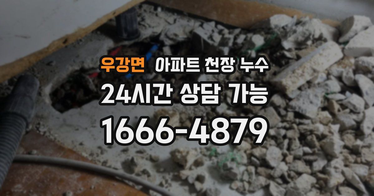 우강면 아파트 천장 누수