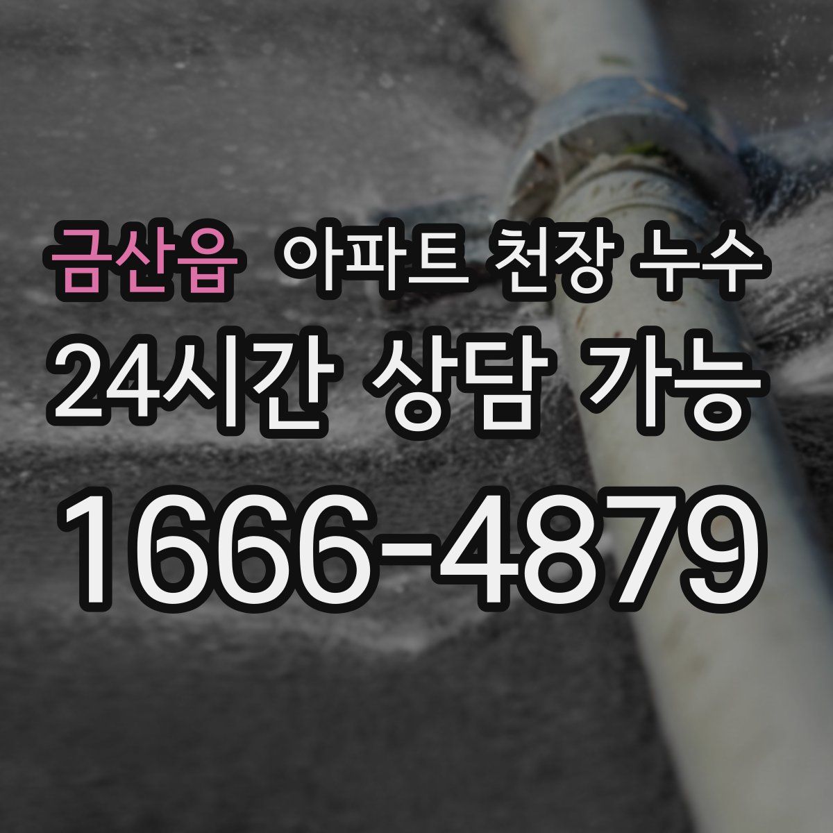 금산읍 아파트 천장 누수