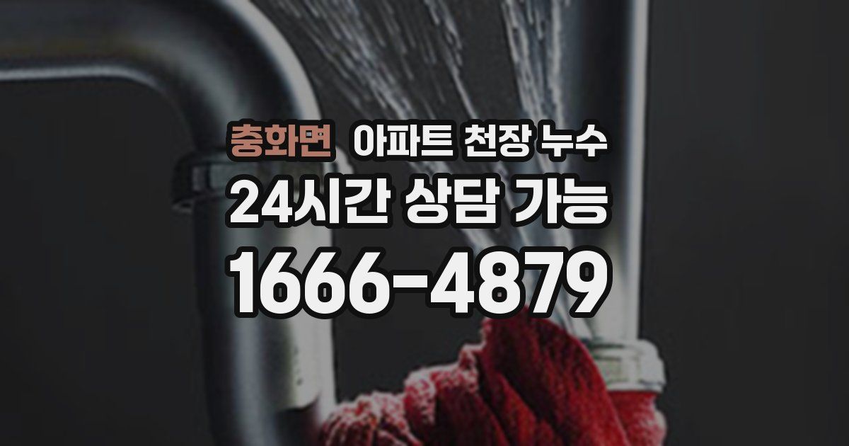 충화면 아파트 천장 누수