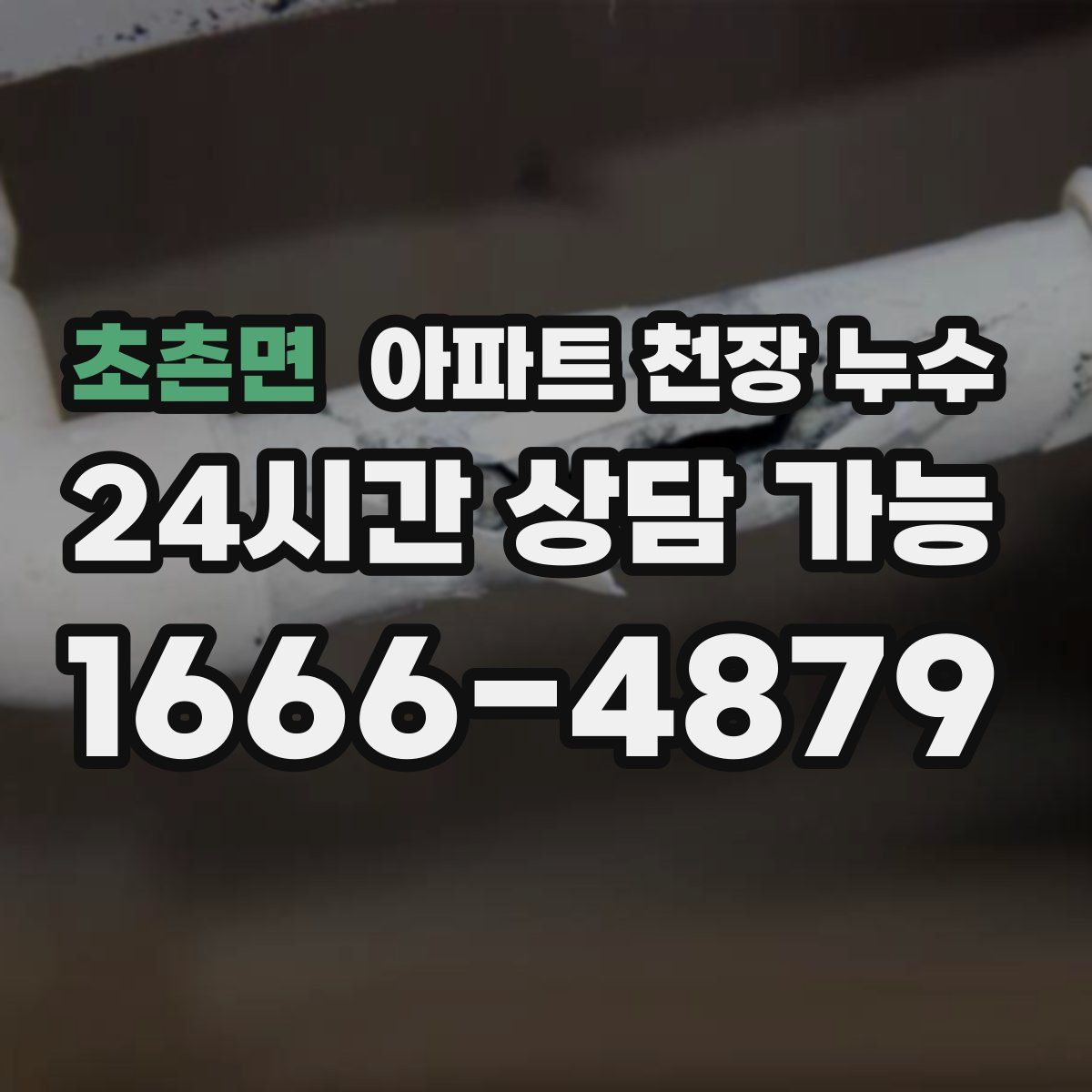 초촌면 아파트 천장 누수