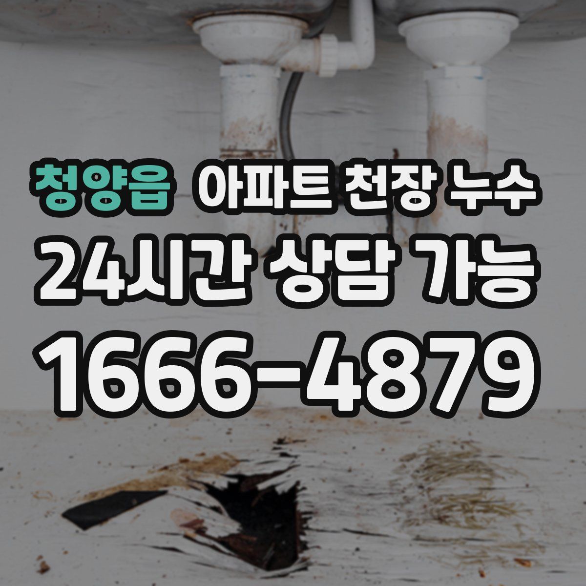 청양읍 아파트 천장 누수