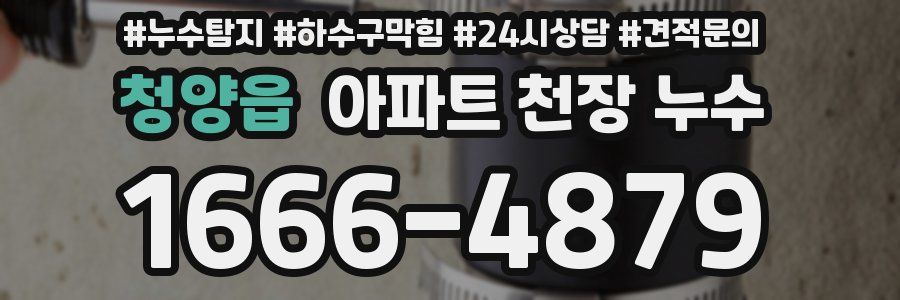 청양읍 아파트 천장 누수