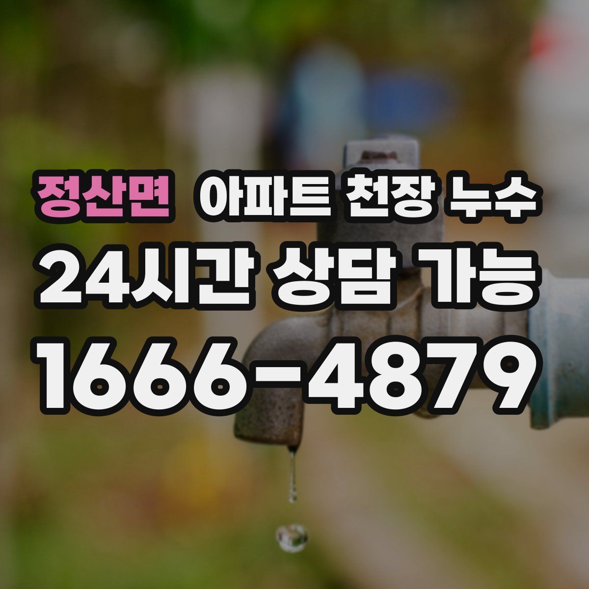 정산면 아파트 천장 누수