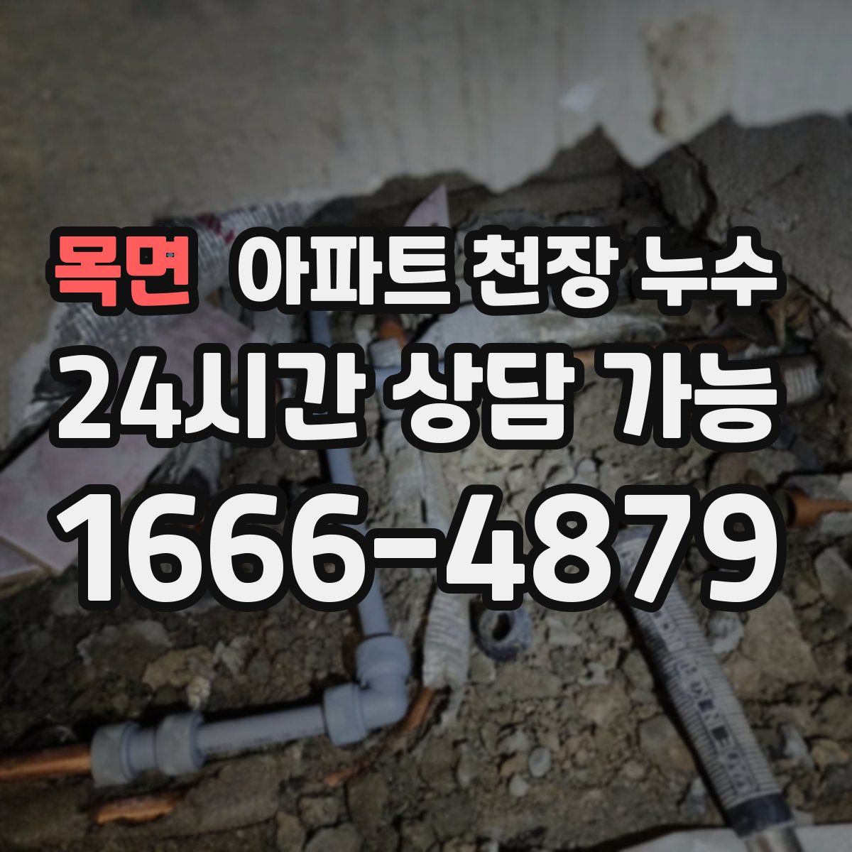 목면 아파트 천장 누수