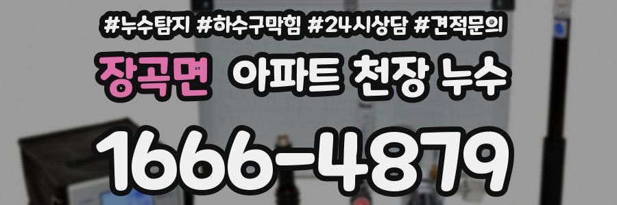 장곡면 아파트 천장 누수