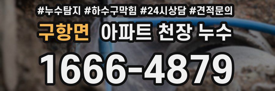 구항면 아파트 천장 누수