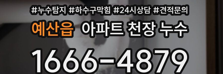 예산읍 아파트 천장 누수