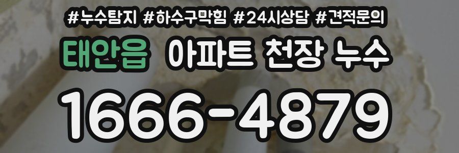태안읍 아파트 천장 누수