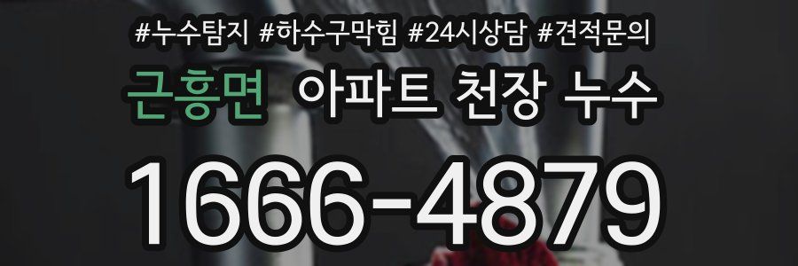 근흥면 아파트 천장 누수