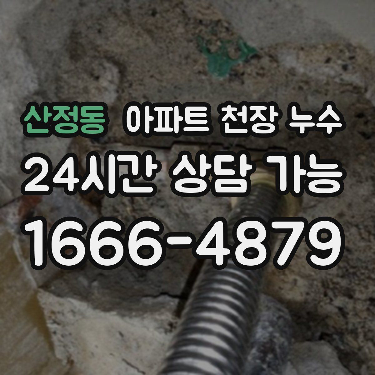 산정동 아파트 천장 누수
