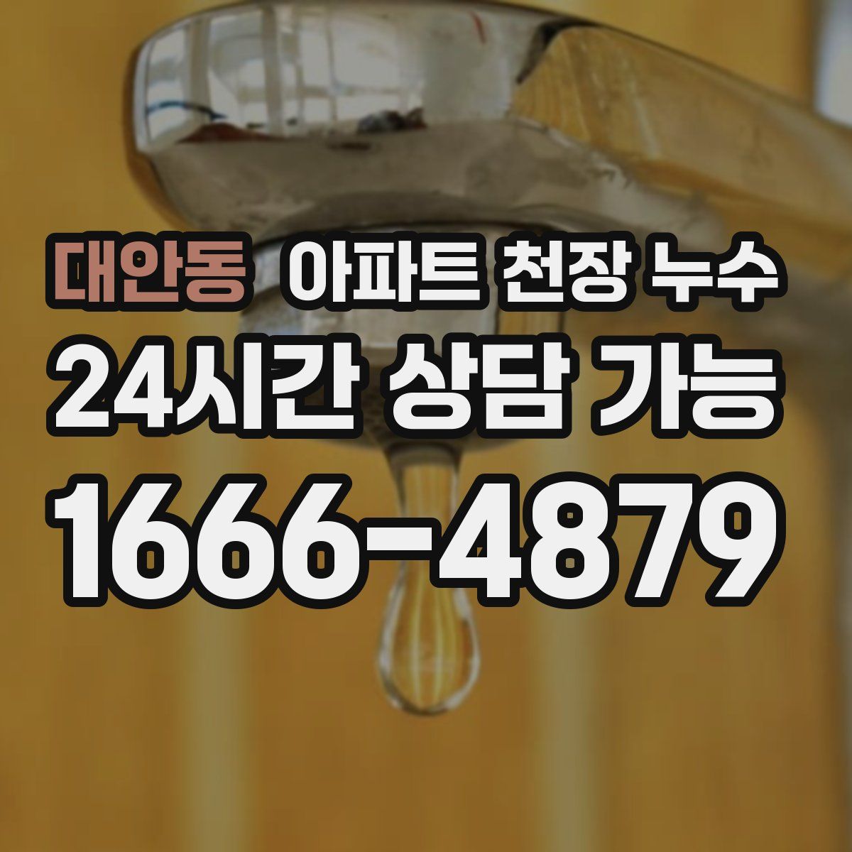대안동 아파트 천장 누수