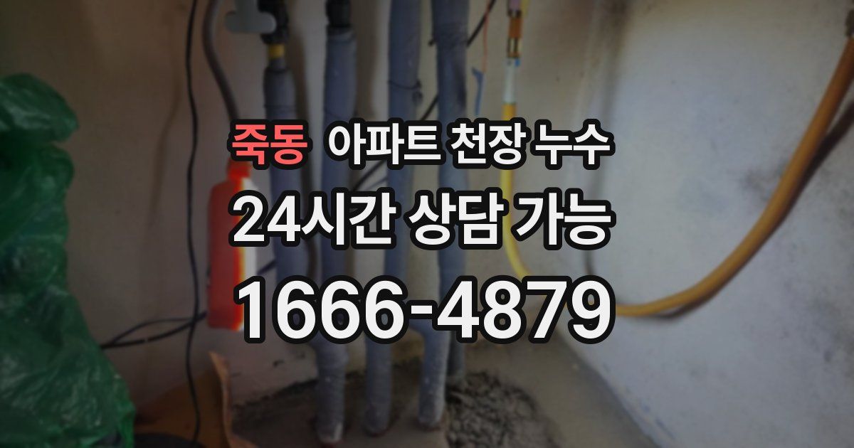 죽동 아파트 천장 누수