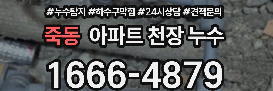 죽동 아파트 천장 누수