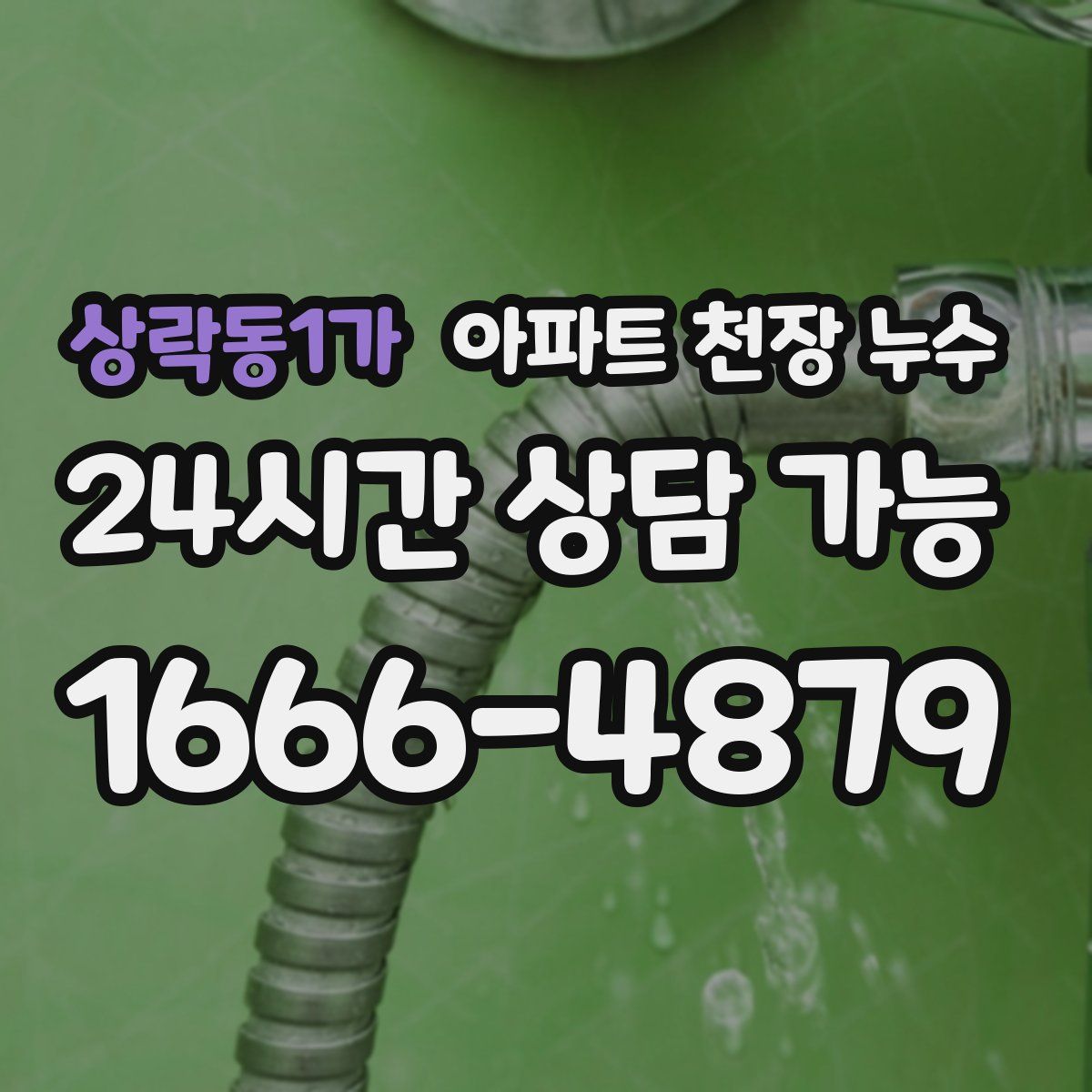 상락동1가 아파트 천장 누수