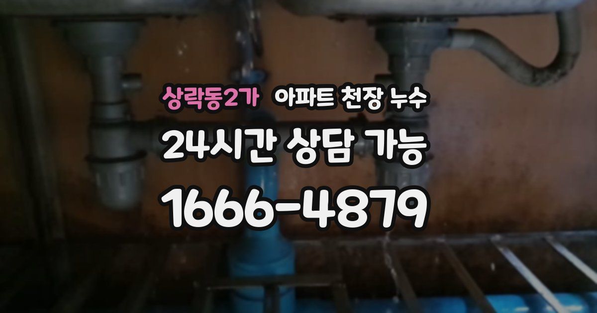 상락동2가 아파트 천장 누수