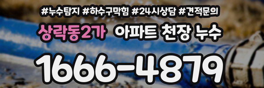 상락동2가 아파트 천장 누수