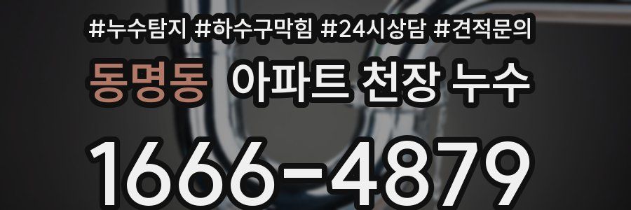 동명동 아파트 천장 누수