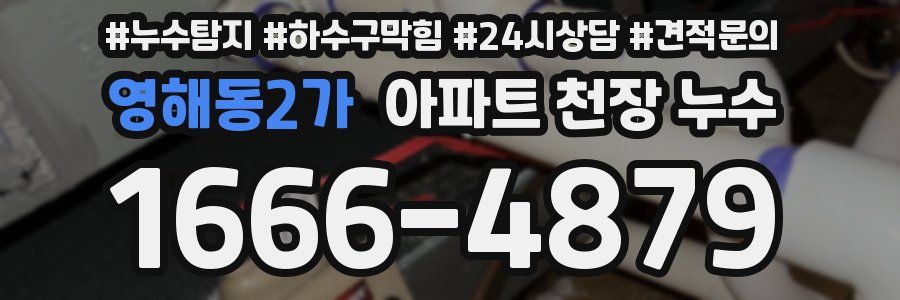 영해동2가 아파트 천장 누수