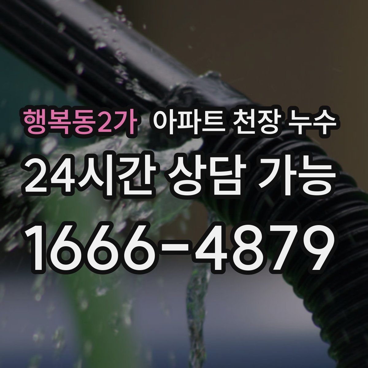 행복동2가 아파트 천장 누수