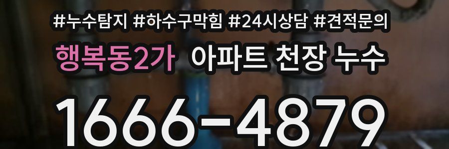 행복동2가 아파트 천장 누수