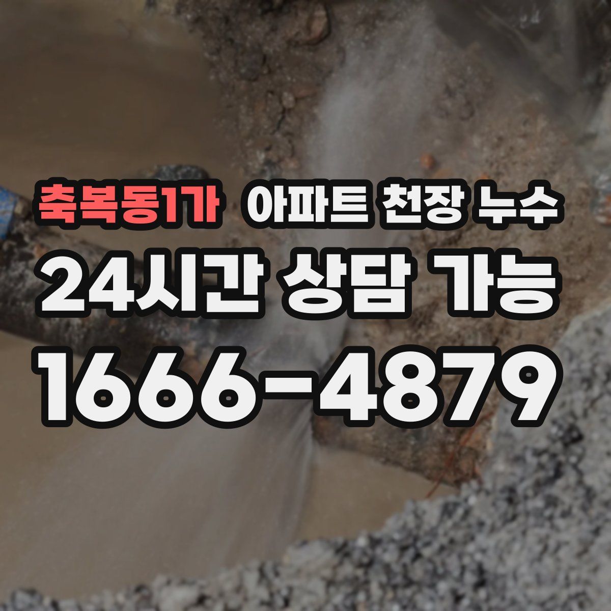 축복동1가 아파트 천장 누수