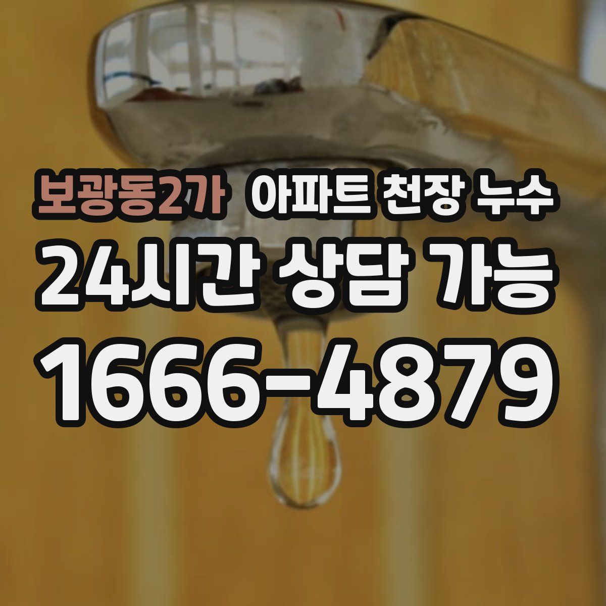 보광동2가 아파트 천장 누수