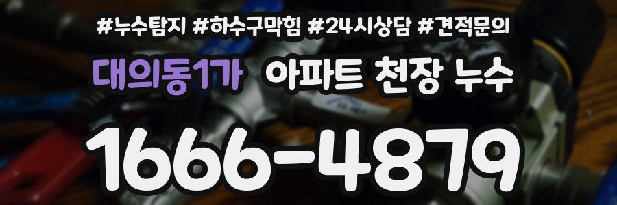 대의동1가 아파트 천장 누수