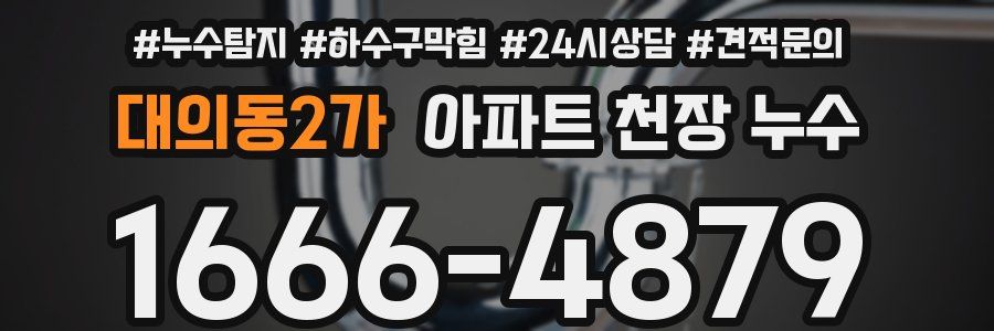 대의동2가 아파트 천장 누수