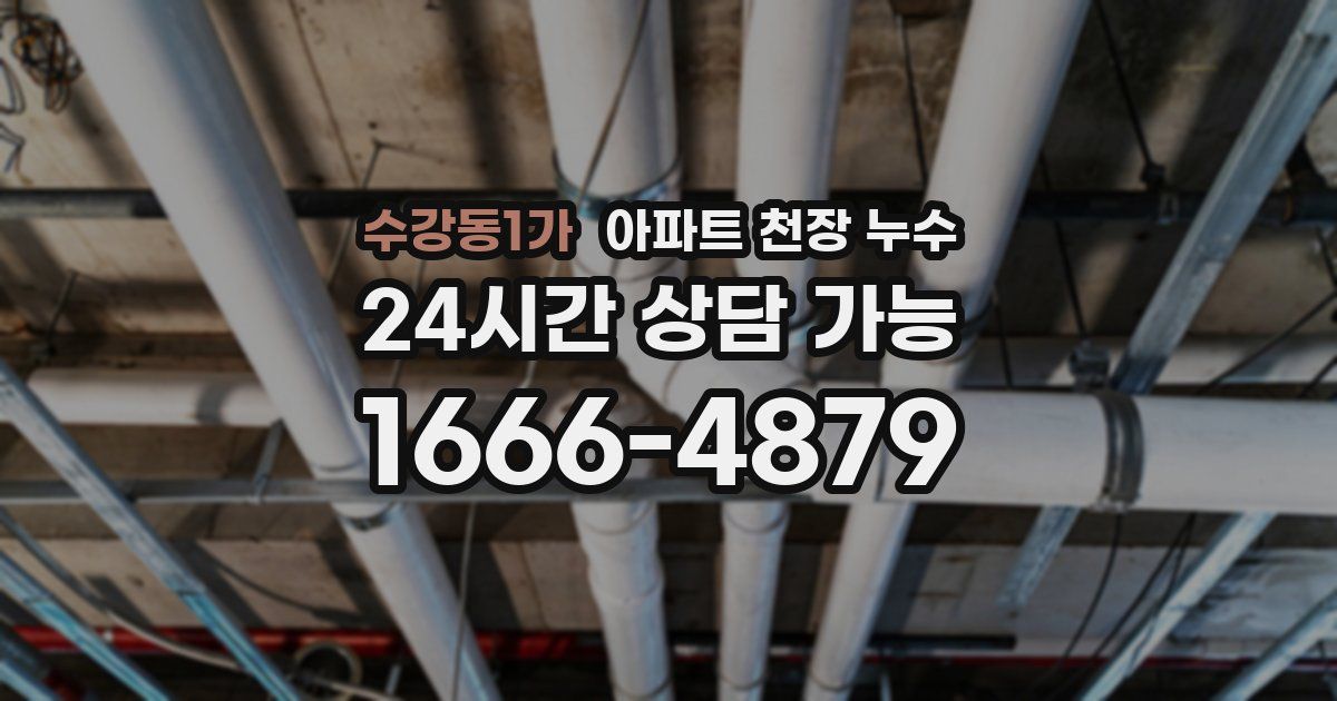 수강동1가 아파트 천장 누수