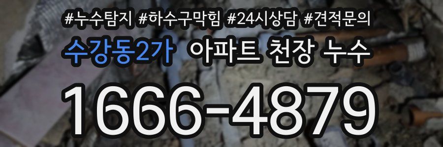 수강동2가 아파트 천장 누수