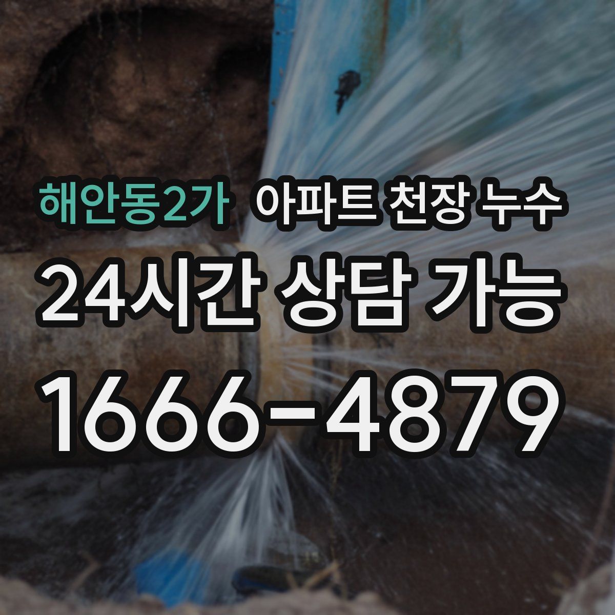 해안동2가 아파트 천장 누수
