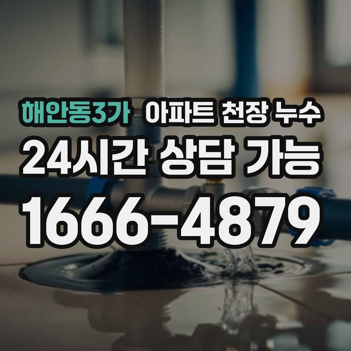 해안동3가 아파트 천장 누수