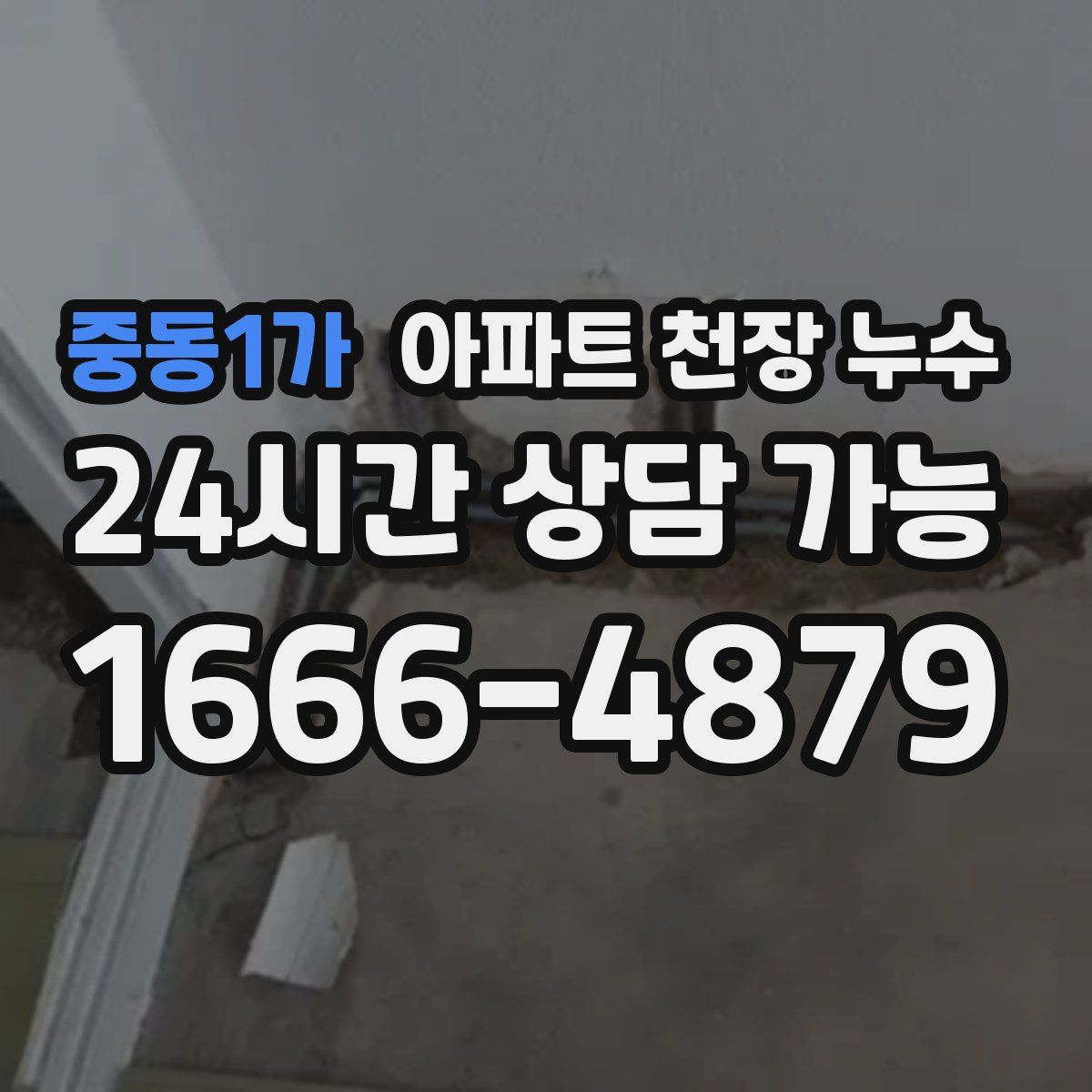 중동1가 아파트 천장 누수