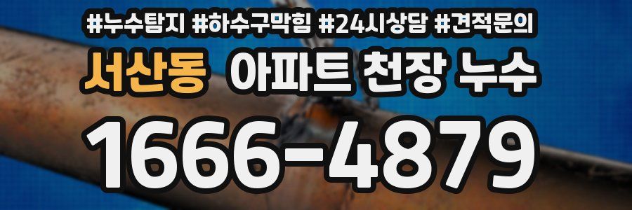 서산동 아파트 천장 누수