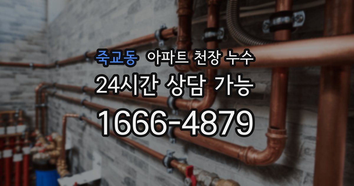 죽교동 아파트 천장 누수