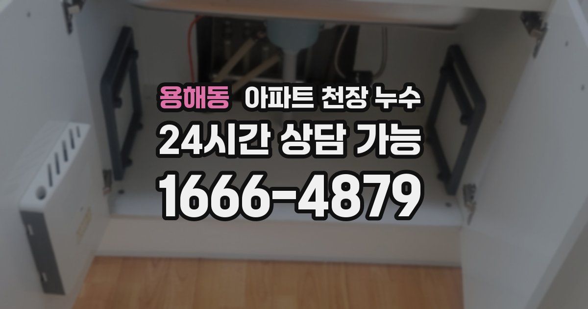 용해동 아파트 천장 누수