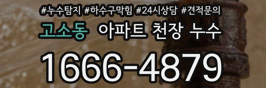 고소동 아파트 천장 누수
