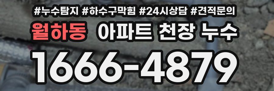 월하동 아파트 천장 누수