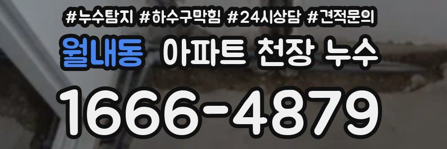 월내동 아파트 천장 누수
