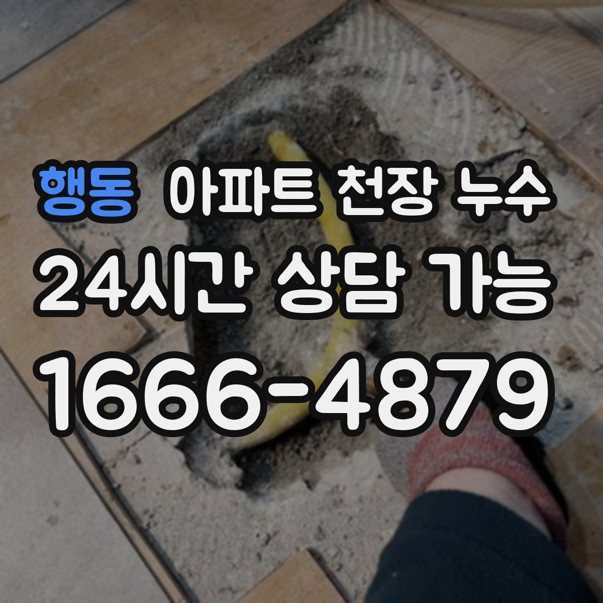 행동 아파트 천장 누수