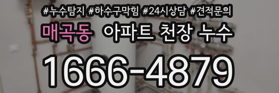 매곡동 아파트 천장 누수