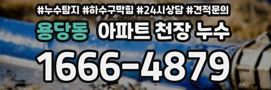 용당동 아파트 천장 누수