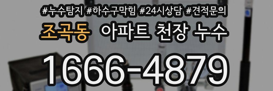 조곡동 아파트 천장 누수